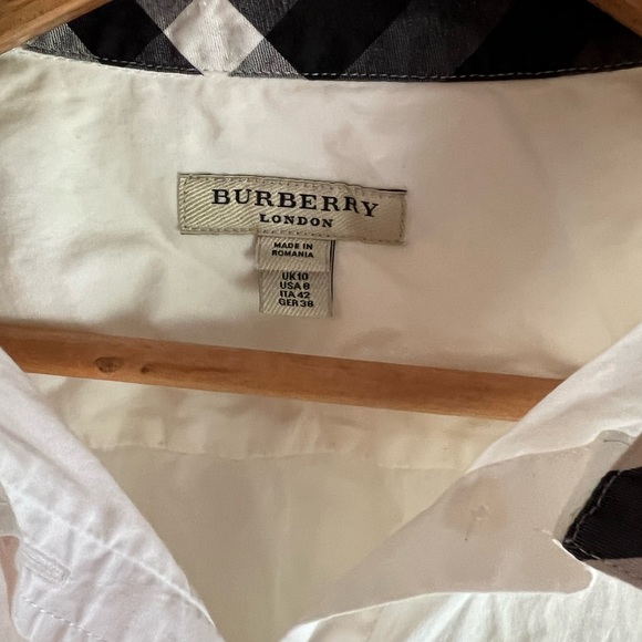Burberry White Button Down - Picture 3 of 4